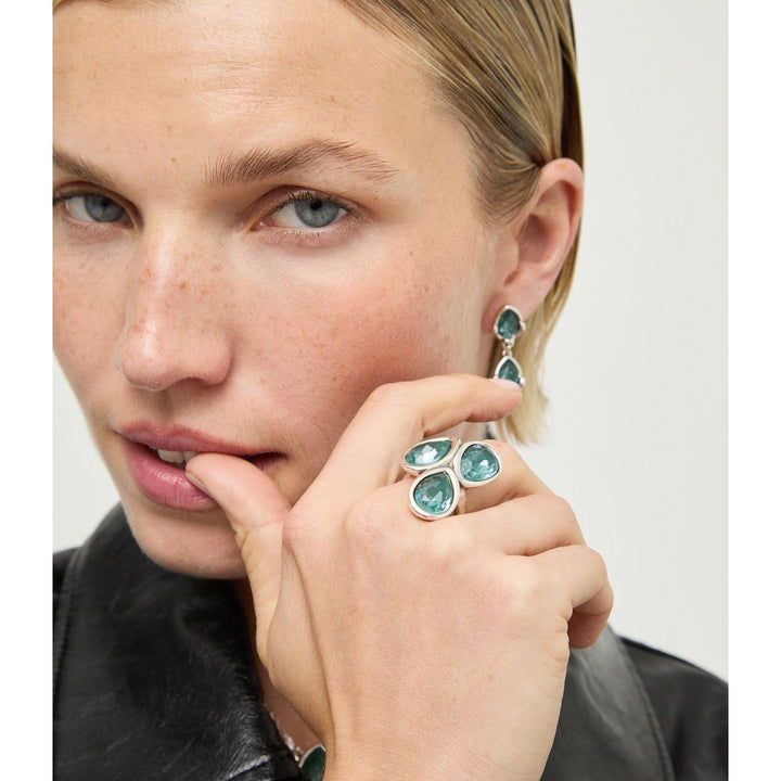 UNOde50 Presagio Silver Plated Ring ANI0878VRDMTL