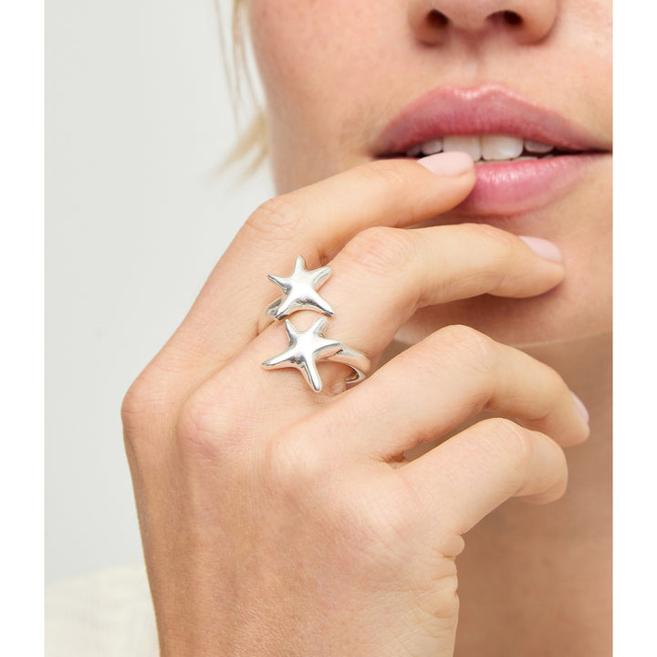 UNOde50 Starborn Silver Plated Ring ANI0880MTL000