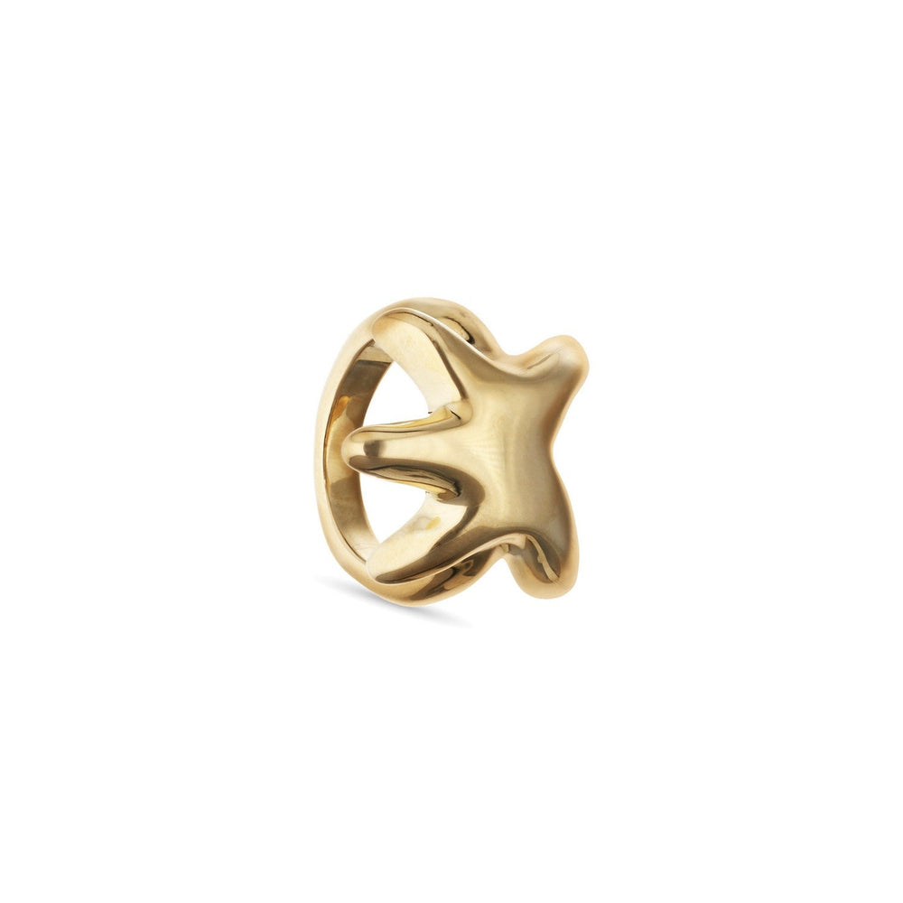 UNOde50 Stellaris 18k Gold Plated Ring ANI0881ORO000