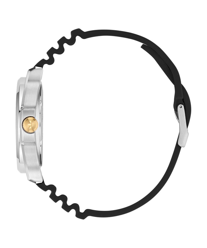 Adidas Unisex Black Dial Black Silicone Strap Watch AOFH25503