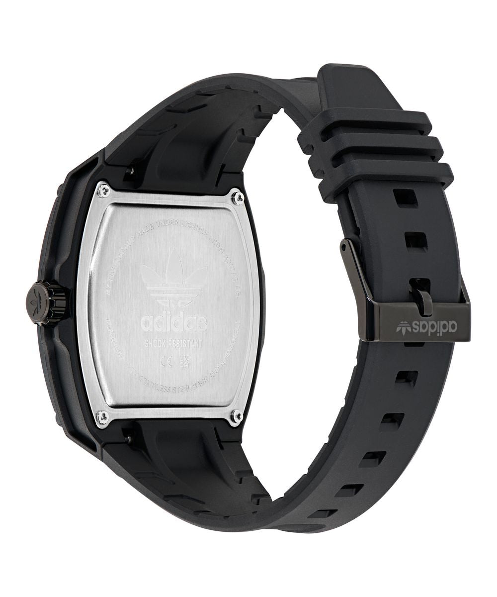 Adidas Unisex Black Resin Strap Watch AOFH25509
