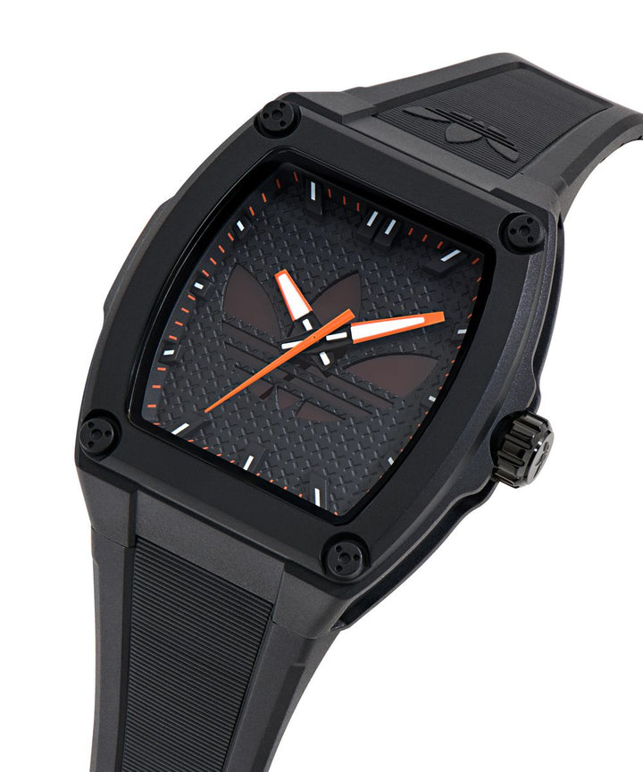 Adidas Unisex Black Resin Strap Watch AOFH25509