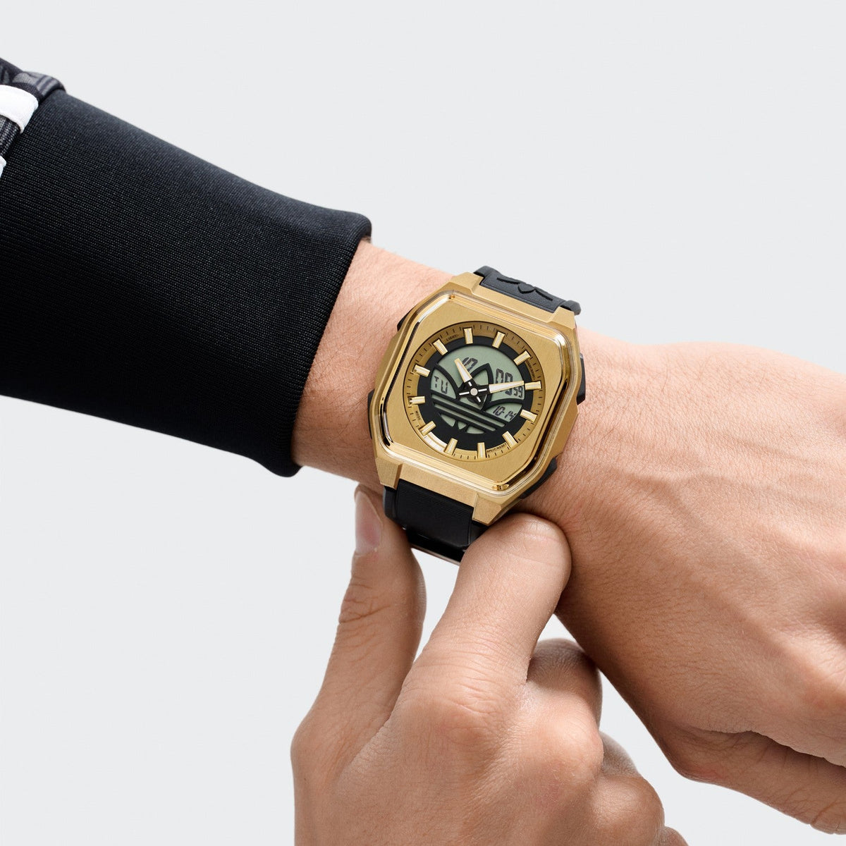 Adidas Unisex City Tech Six Gold-Tone Watch AOFH26014