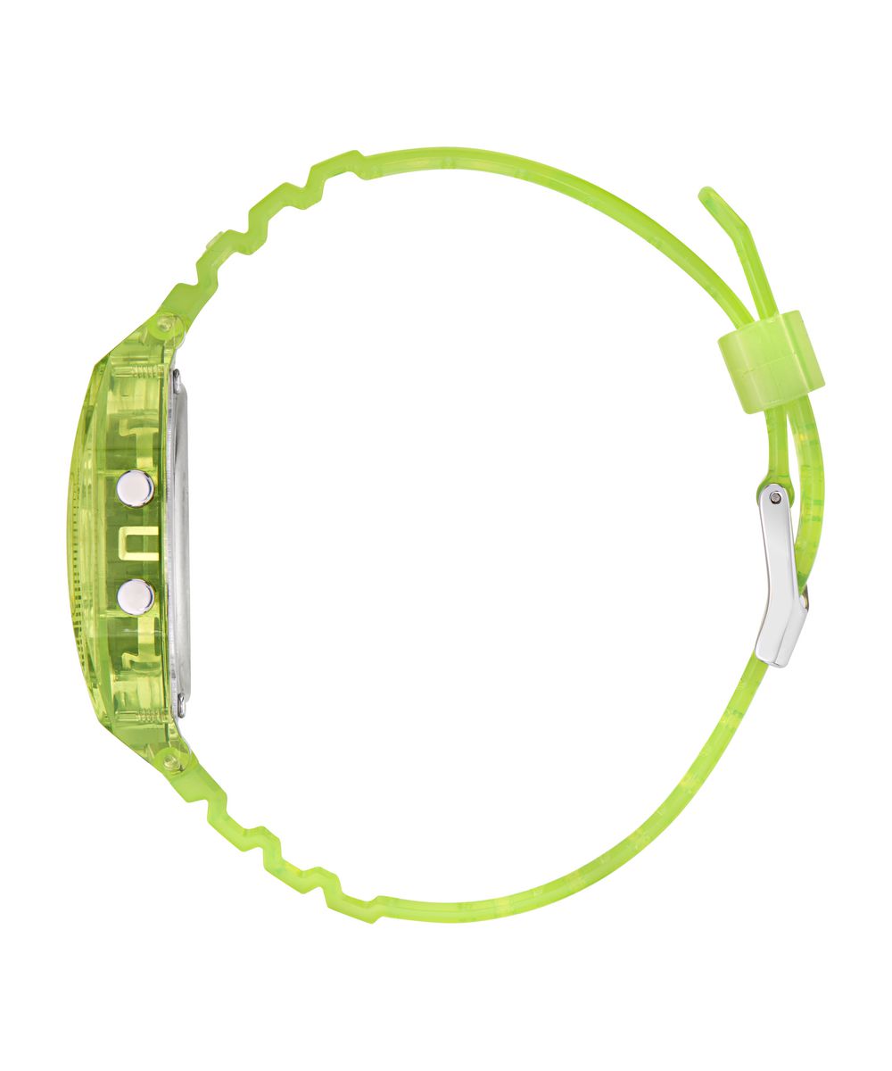 Adidas Unisex Translucent Green Mask Resin Strap Watch AOST25538