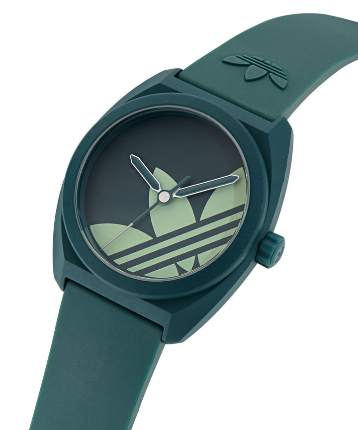 Adidas Unisex Green Dial Eco-Ceramic Bio-Resin Strap Watch AOST25541