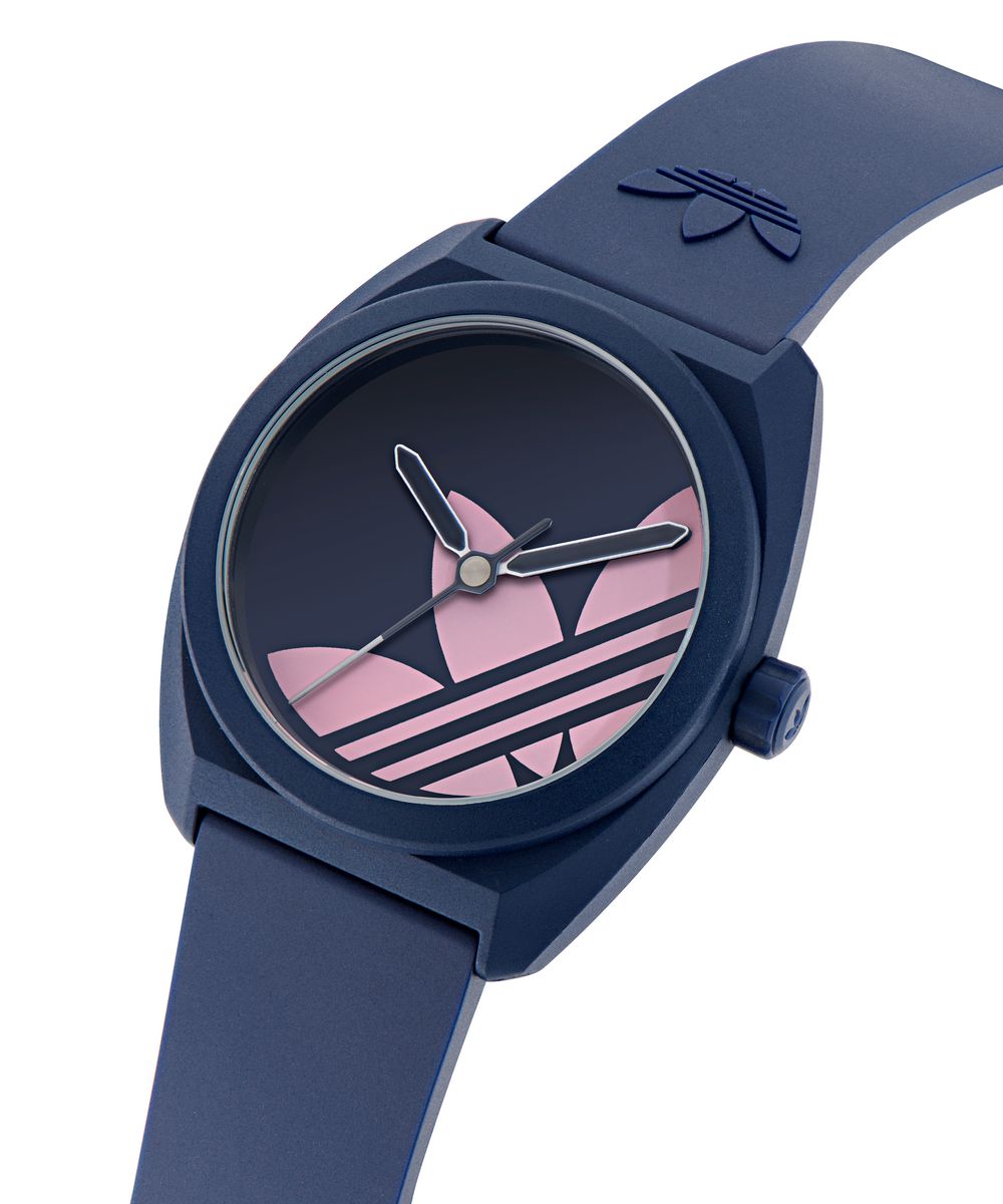 Adidas Unisex Blue Dial Eco-Ceramic Bio-Resin Strap Watch AOST25545