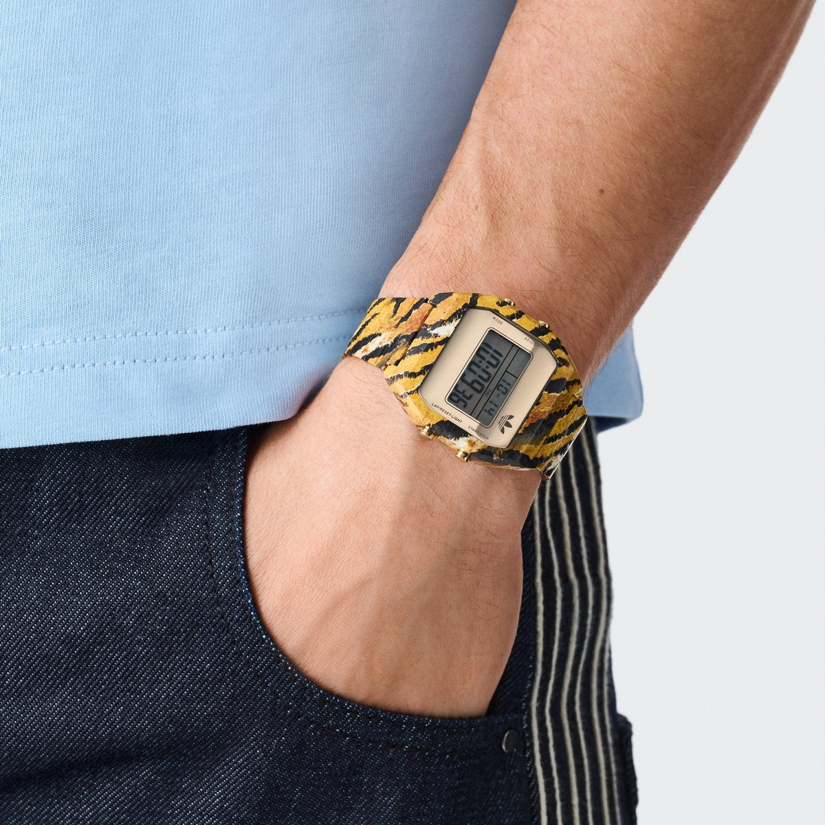 Adidas Unisex Digital Two Tone Watch AOST26033
