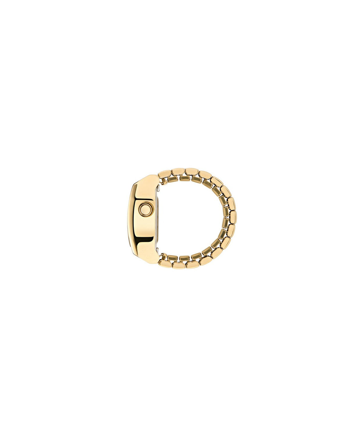 Adidas Womens Digital Two Ring Gold-Tone Watch AOST26036
