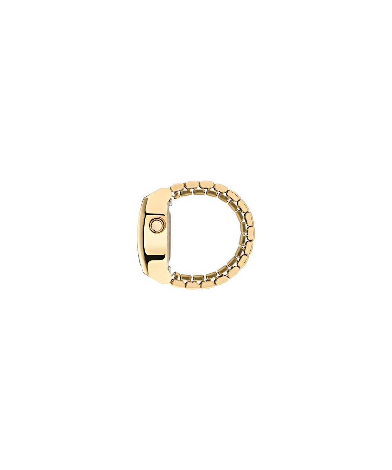 Adidas Womens Digital Two Ring Gold-Tone Watch AOST26036