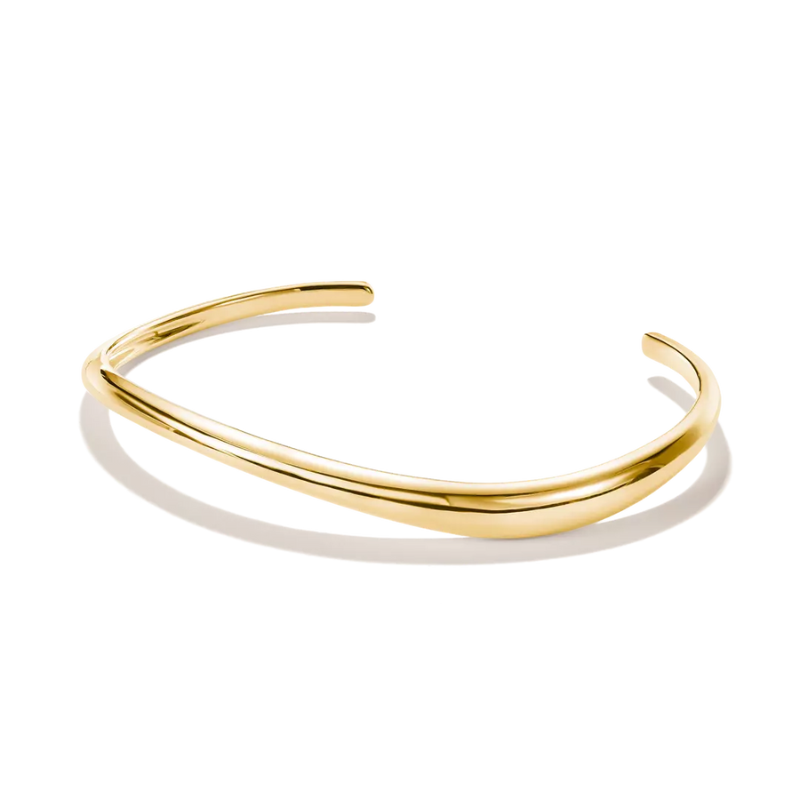 Thomas Sabo 18k Gold Plated Fluid Elegance Bangle AR122-M01-39-L17