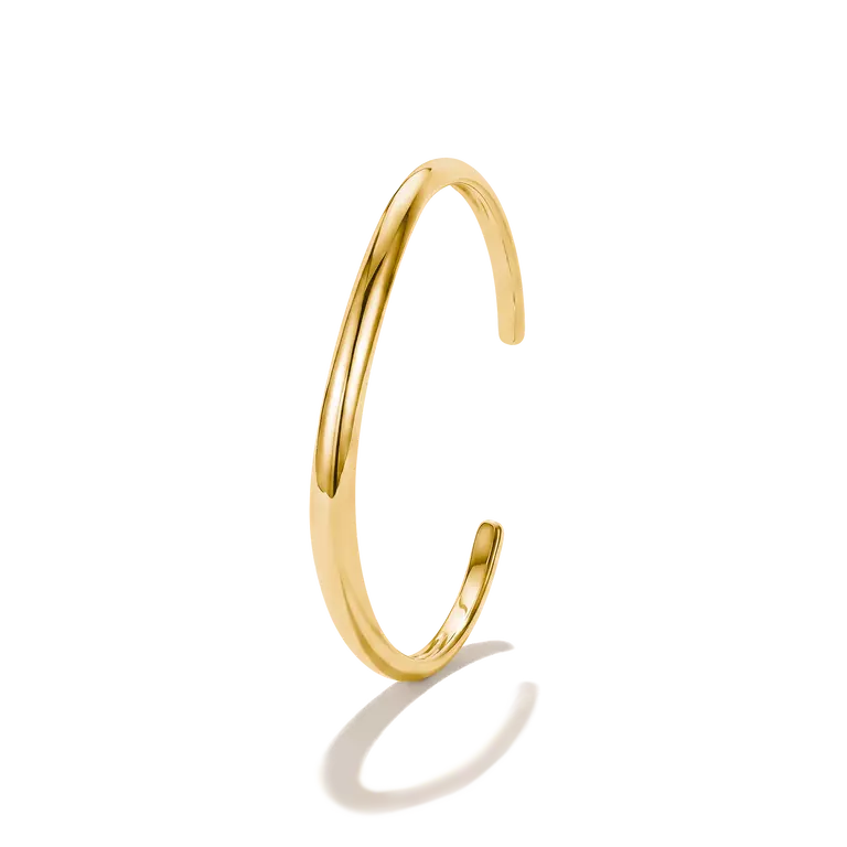 Thomas Sabo 18k Gold Plated Fluid Elegance Wave Bangle AR122-M01-39-L17