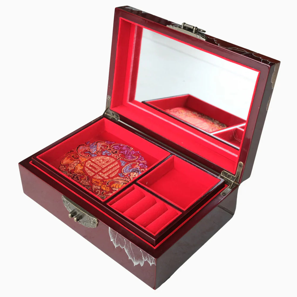 Atelier Palati Peo Brown Red Jewellery Gift Box ATE001