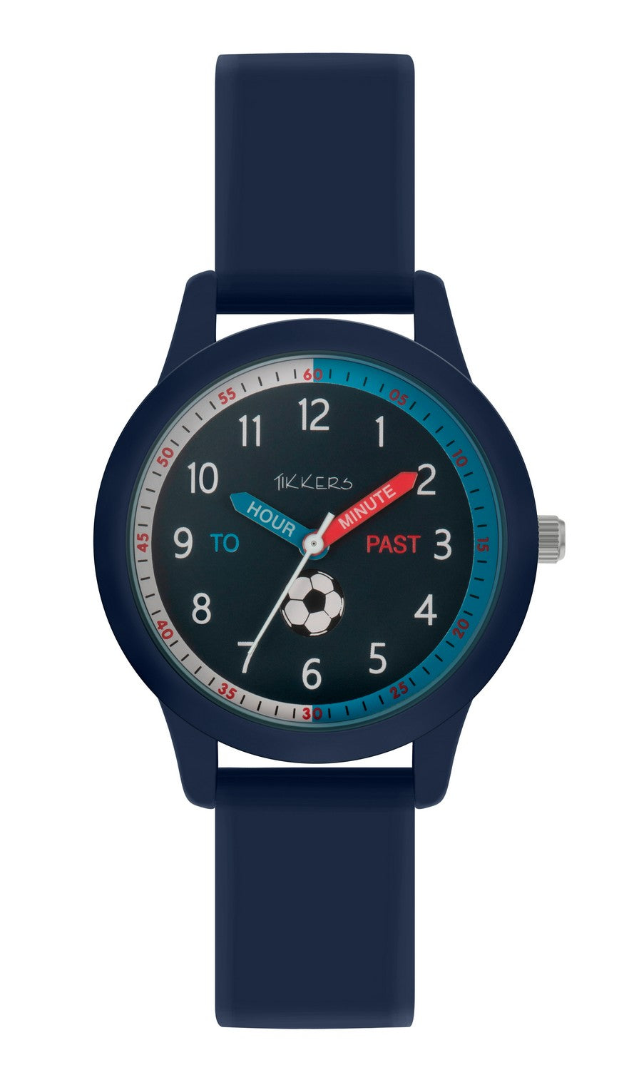 Tikkers Navy Silicone Football Set ATK1071