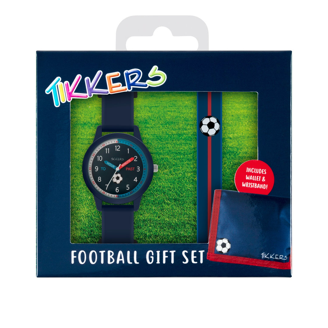 Tikkers Navy Silicone Football Set ATK1071