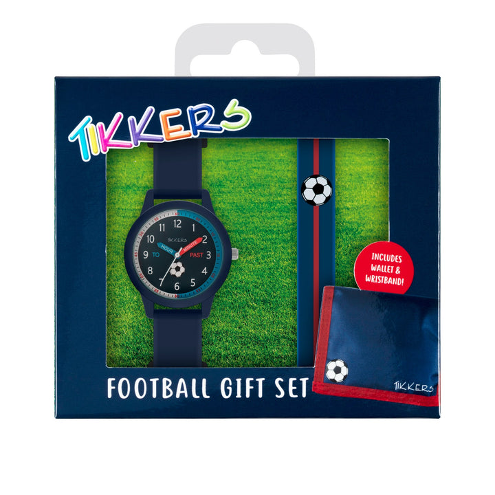 Tikkers Navy Silicone Football Set ATK1071