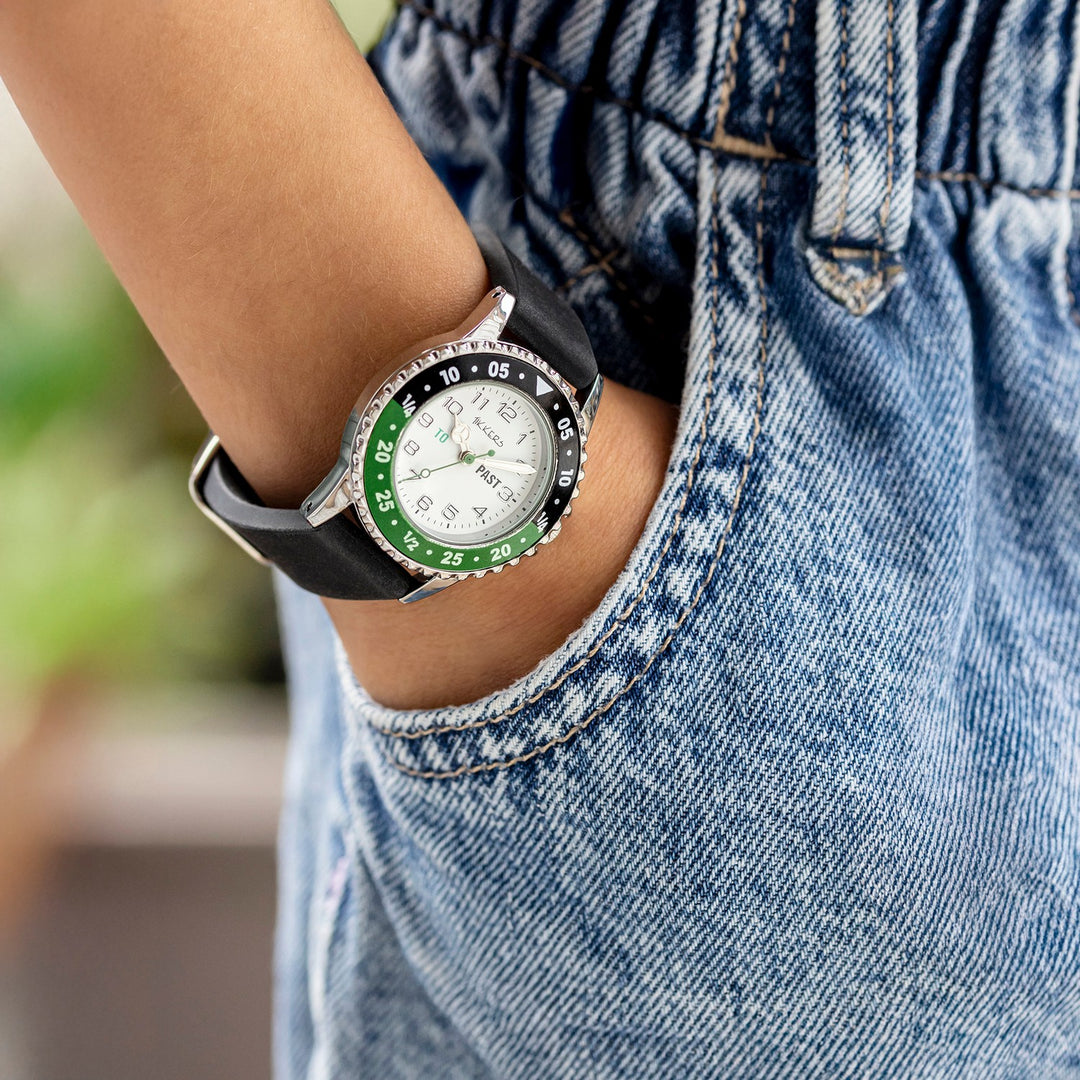 Tikkers Black Silicon Strap ATK1095