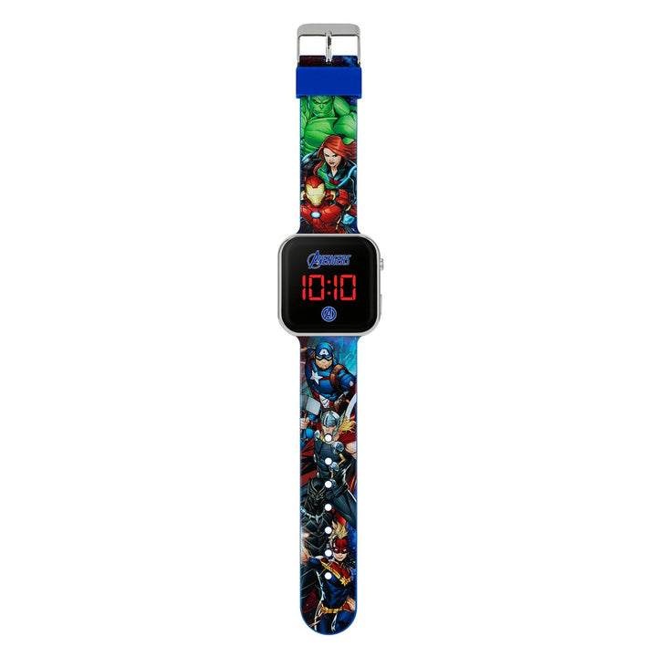 Marvel Avengers Printed Strap Led Watch AVG4706ARG