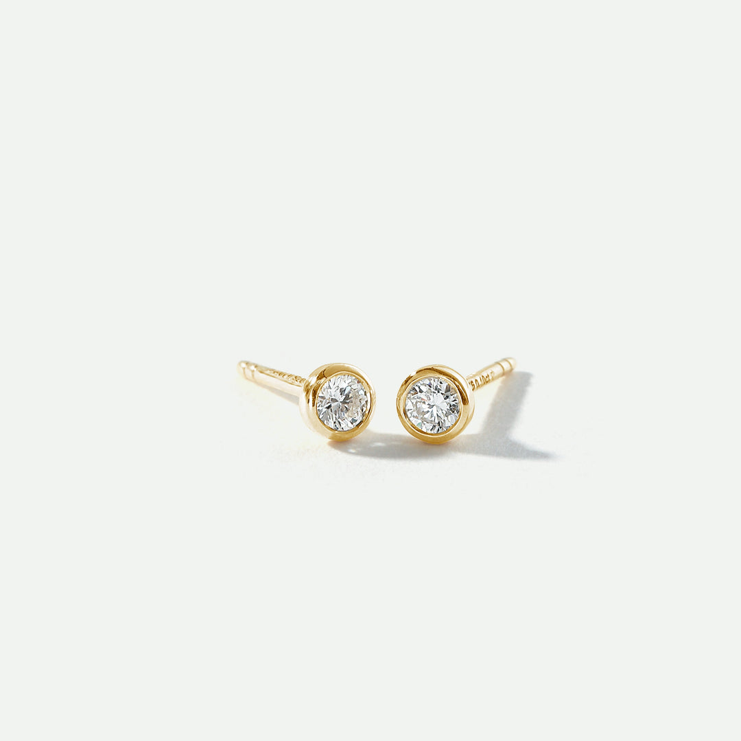 Alexis | 9ct Yellow Gold 0.10ct tw Lab Grown Diamond Earrings