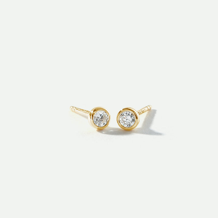 Alexis | 9ct Yellow Gold 0.10ct tw Lab Grown Diamond Earrings
