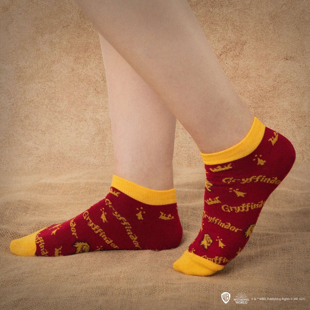 Harry Potter Set Of 3 Gryffindor Ankle Socks CR1631
