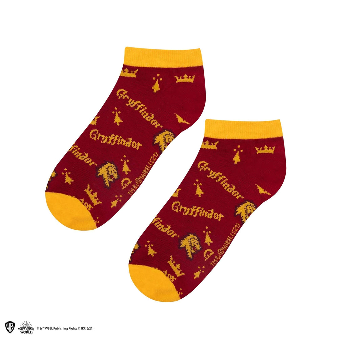 Harry Potter Set Of 3 Gryffindor Ankle Socks CR1631