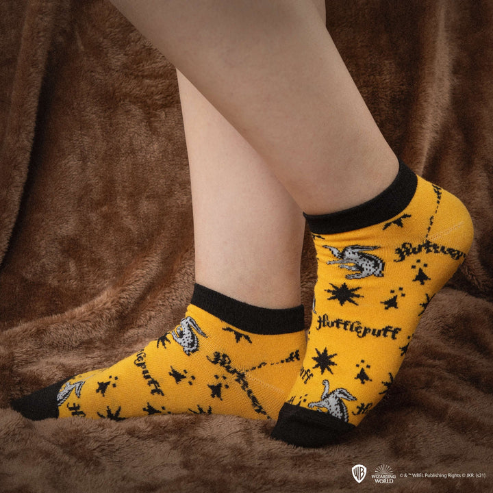 Harry Potter Set Of 3 Hufflepuff Ankle Socks CR1634