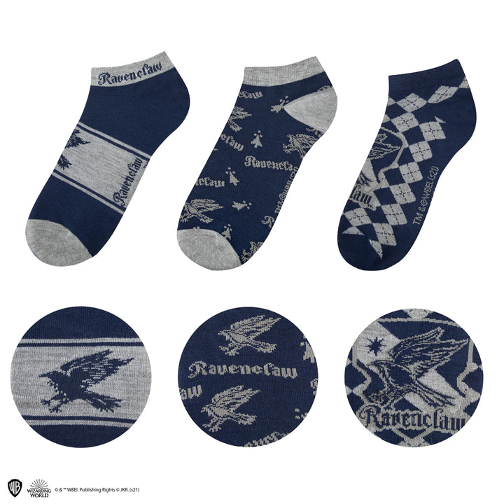 Harry Potter Socks Set of 3 - Ankle Ravenclaw CR1633