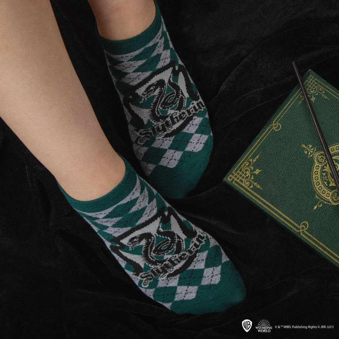 Harry Potter Set Of 3 Slytherin Ankle Socks CR1632