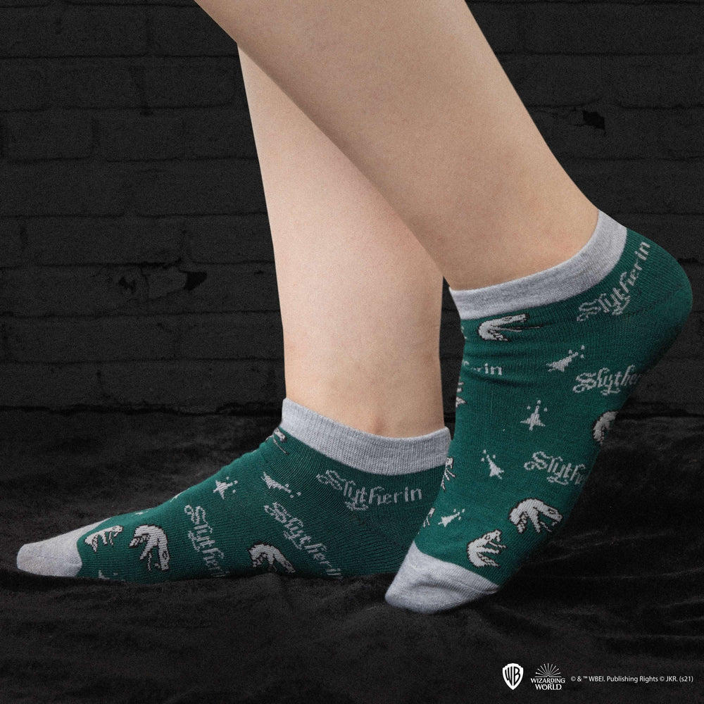 Harry Potter Set Of 3 Slytherin Ankle Socks CR1632