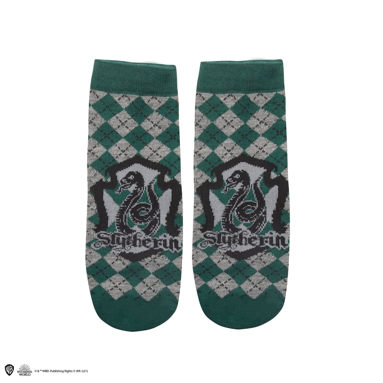 Harry Potter Set Of 3 Slytherin Ankle Socks CR1632