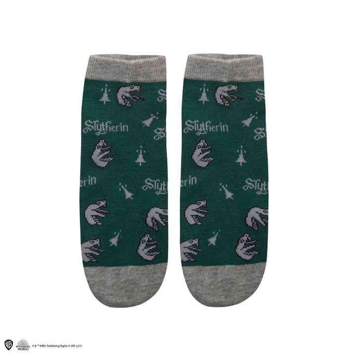 Harry Potter Set Of 3 Slytherin Ankle Socks CR1632