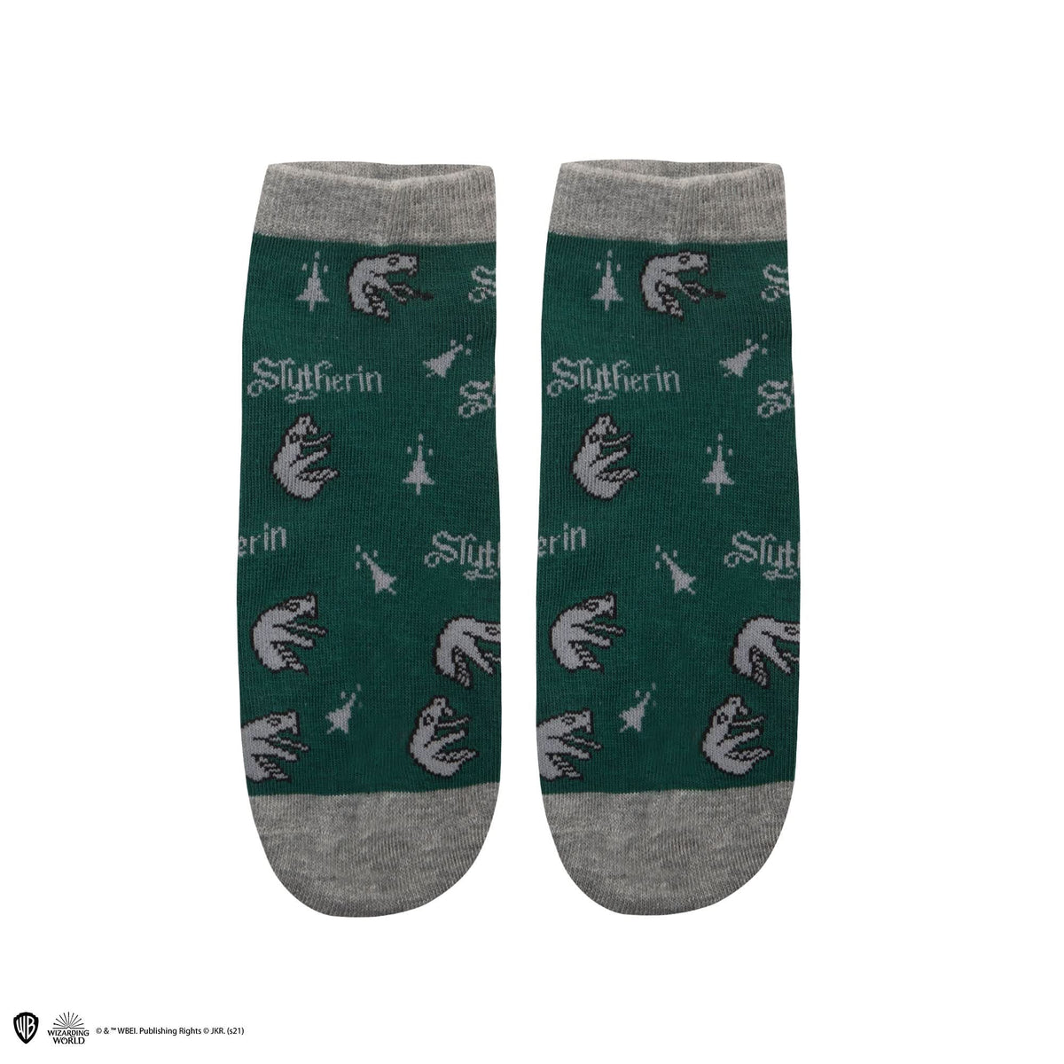 Harry Potter Set Of 3 Slytherin Ankle Socks CR1632
