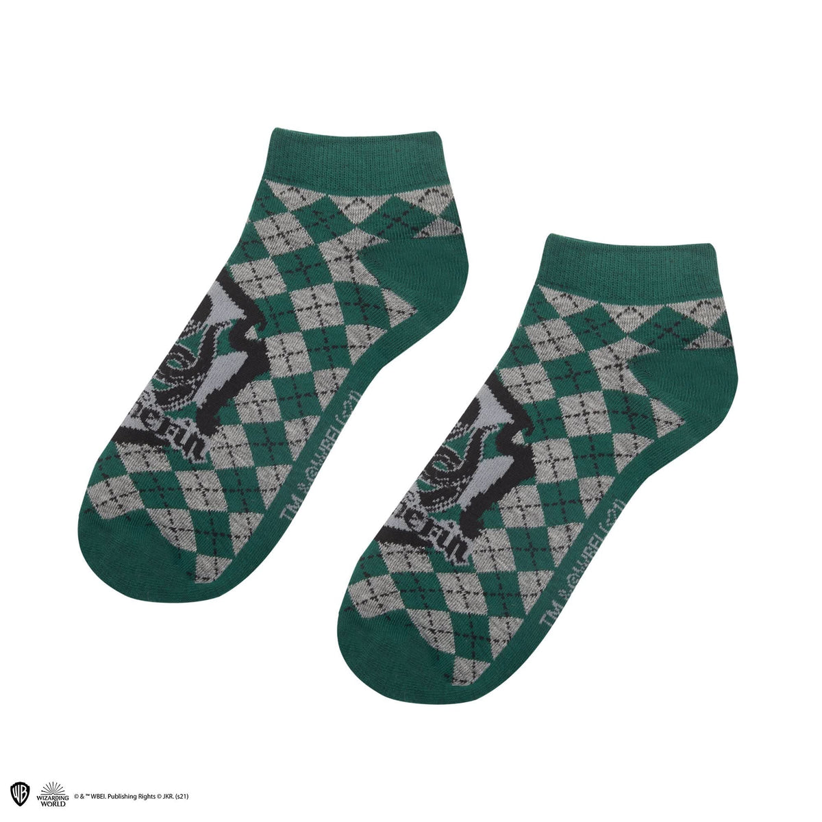 Harry Potter Set Of 3 Slytherin Ankle Socks CR1632