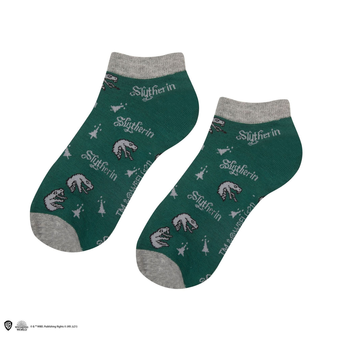 Harry Potter Set Of 3 Slytherin Ankle Socks CR1632