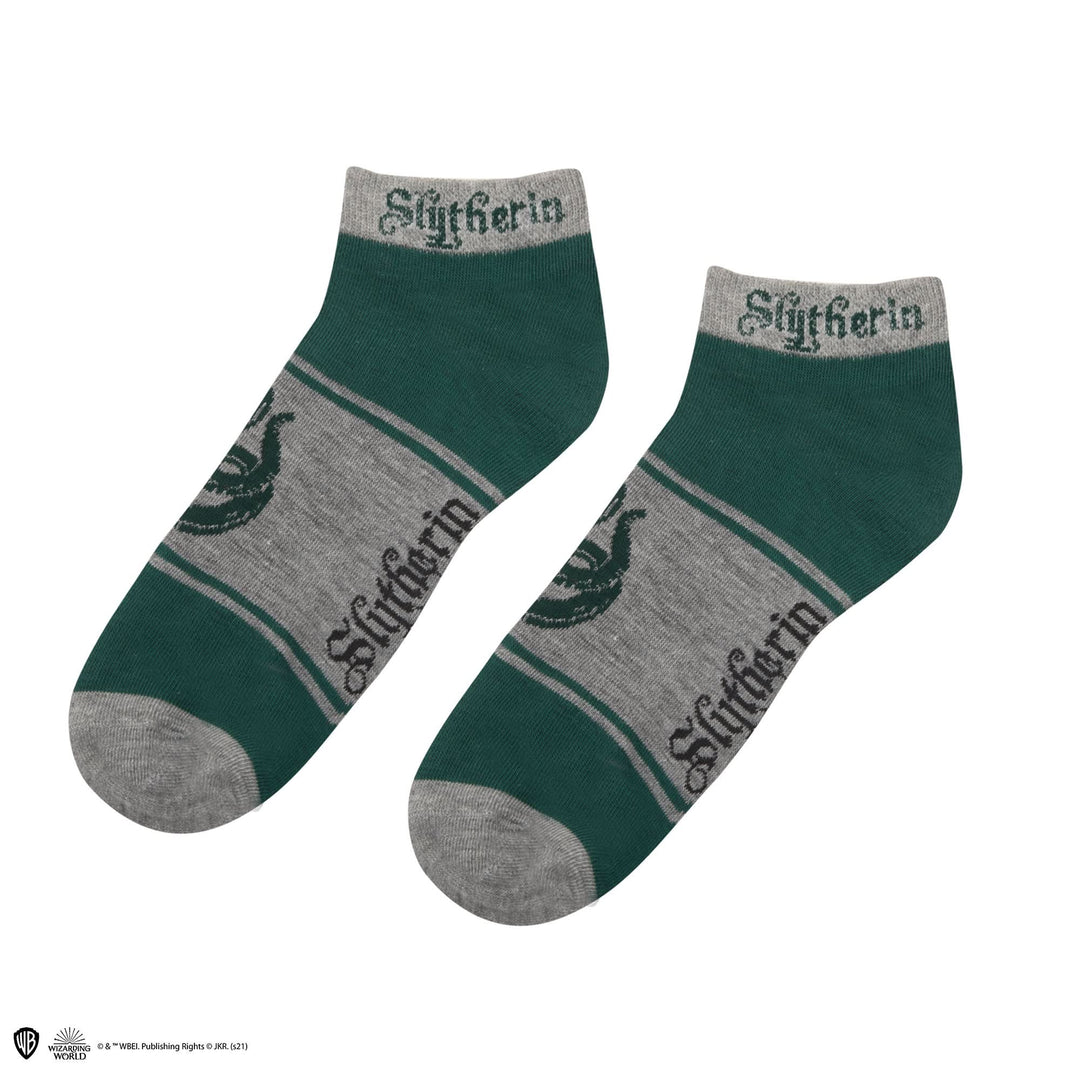 Harry Potter Set Of 3 Slytherin Ankle Socks CR1632