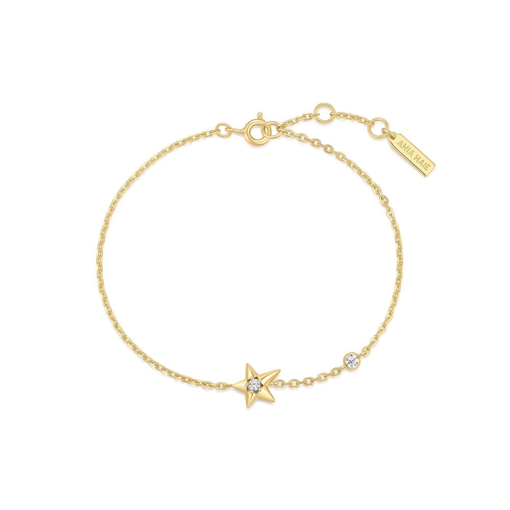 Gold Sparkling Star Bracelet B066-04G