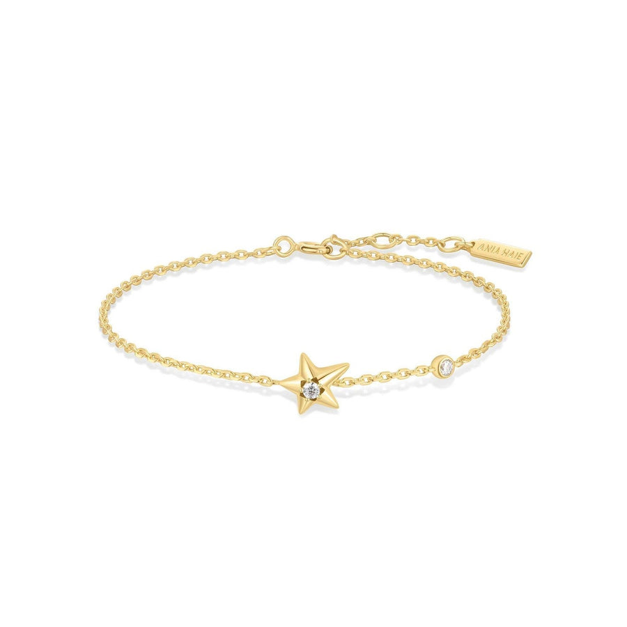 Gold Sparkling Star Bracelet B066-04G