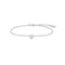 Silver Sparkling Tiny Shield Bracelet B067-01H