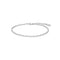 Silver Paper Clip Chain Bracelet B067-02H