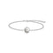 Silver Colour-Block Mother of Pearl Star Bracelet B067-03H