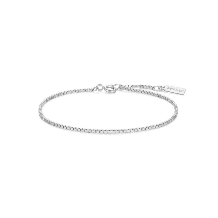 Silver Box Chain Bracelet B068-01H