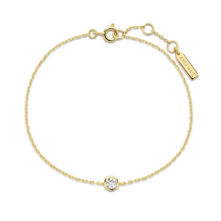 Gold Just You Solitaire Bracelet B071-02G