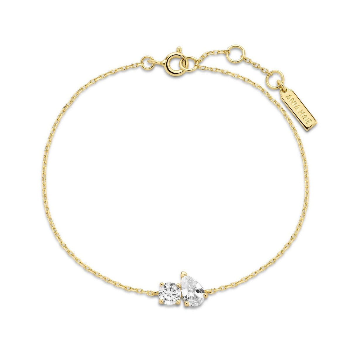 Gold Toi & Moi Bracelet B071-03G