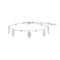 Ania Haie Silver Leaf Station Bracelet B073-05H