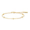 Ania Haie Silver Shell Pearl & Bezel-Set Sparkle Bracelet B075-01H