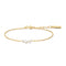 Ania Haie Gold Shell Pearl Cluster Bracelet B074-03G