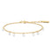Ania Haie Silver Shell Pearl & Bezel-Set Sparkle Bracelet B075-01H