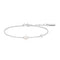 Ania Haie Silver Shell Pearl & Bezel-Set Sparkle Bracelet B075-01H