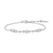 Ania Haie Silver Shell Pearl & Bezel-Set Sparkle Bracelet B075-01H