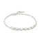 Ania Haie Wanderer Silver Half-Bezel Oval Half-Tennis Bracelet B076-10H